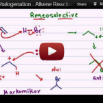 halohydrin formation alkene reaction mechanism tutorial video