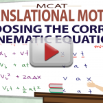 Which Equations To Choose in MCAT Kinematics Video by Leah4sci