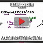 Alkoxymercuration Demercuration Reduction Alkene Reaction Mechanism Leah4sci