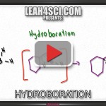 hydroboration oxidation alkene reaction mechanism tutorial video