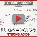 pH Calculations for Strong Acids in MCAT Acid Base Chemistry Video 2 (2)
