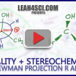 Newman projection stereochemistry r and s configuratios tutorial video