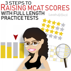 3 Passi per aumentare i punteggi MCAT con Full Length Practice Tests leah4sci