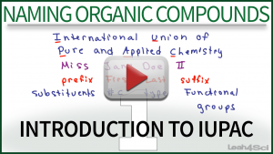 Naming Organic Compounds IUPAC Tutorial Video Leah4sci