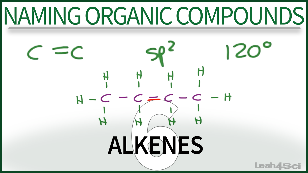 Naming Alkenes – Organic Chemistry Tutorial Video