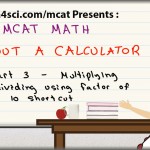 MCAT math tutorial video factor of 10 trick for complex calculations