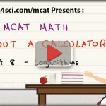 mcat math tutorial video on logarithms and negative logs