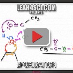 Alkene Epoxidation organic chemistry tutorial video to convert alkene to epoxide