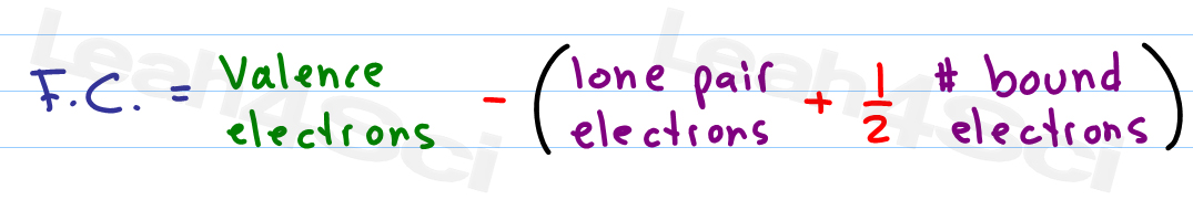 how to calculate the formal charge of o3 electron