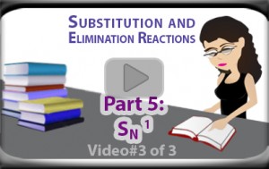 SN1 Reaction Mechanism with Hydride Shift and Carbocation Rearrangement Part 3 Tutorial Video