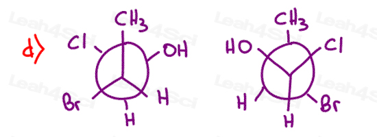 Stereochemistry Practice Chirality R and S d