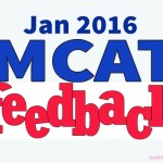feedback from students who took the January 2016 MCAT
