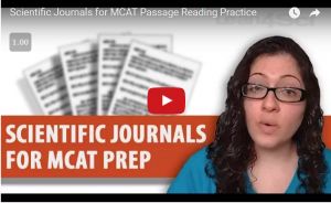 Scientific journals for MCAT prep video by Leah4sci