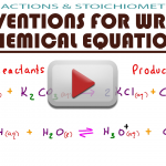 Conventions for Writing Chemical Equations MCAT General Chemistry by Leah Fisch