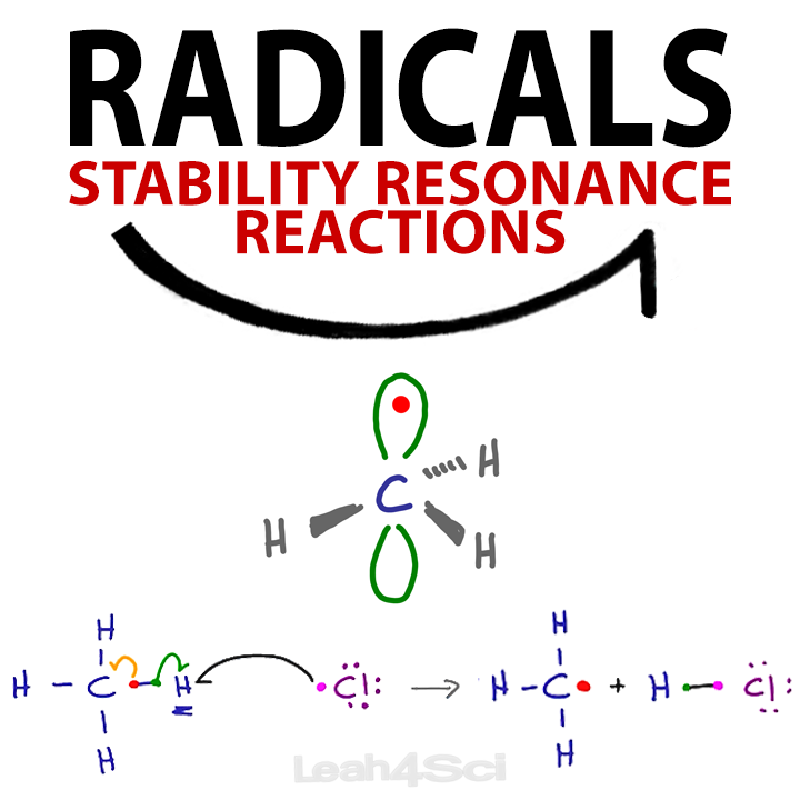 Free Radicals Organic Chemistry Reactions Resonance Stability