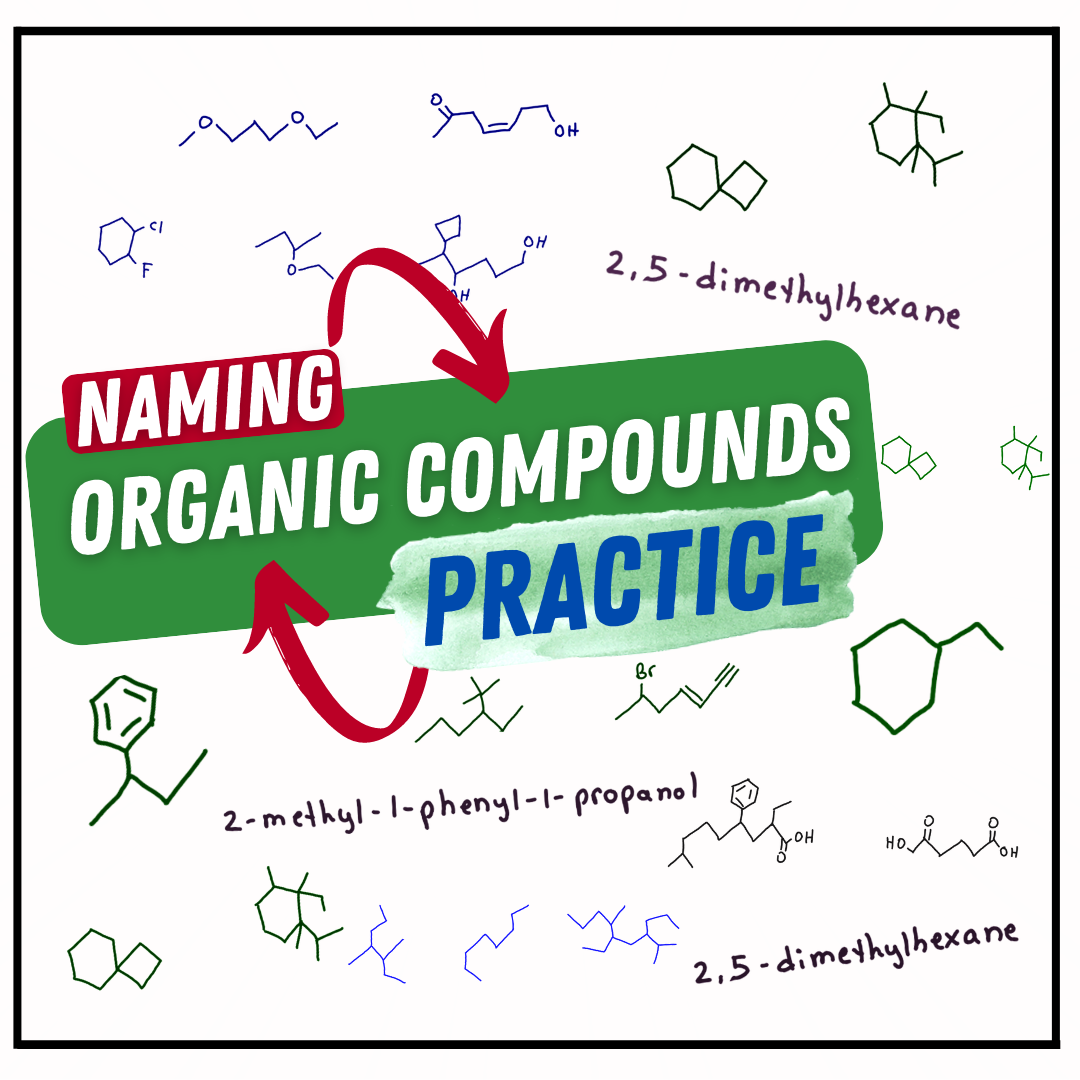 Nomenclature Of Organic Compounds Practice